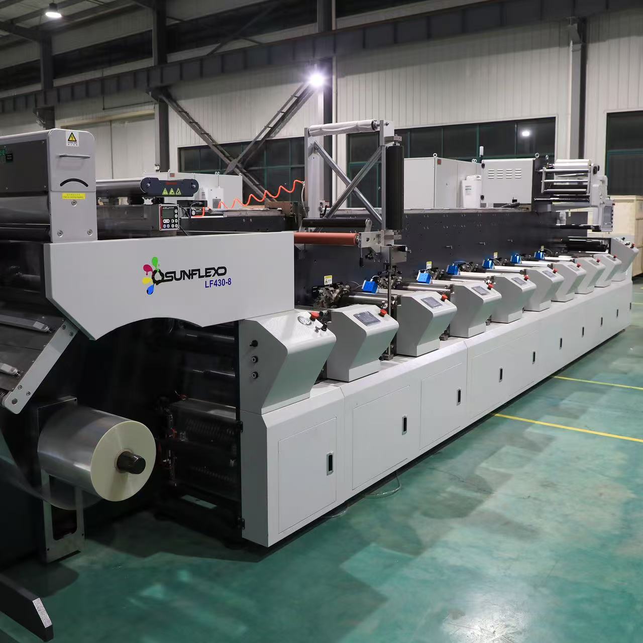 Máquina de impresión flexo en línea