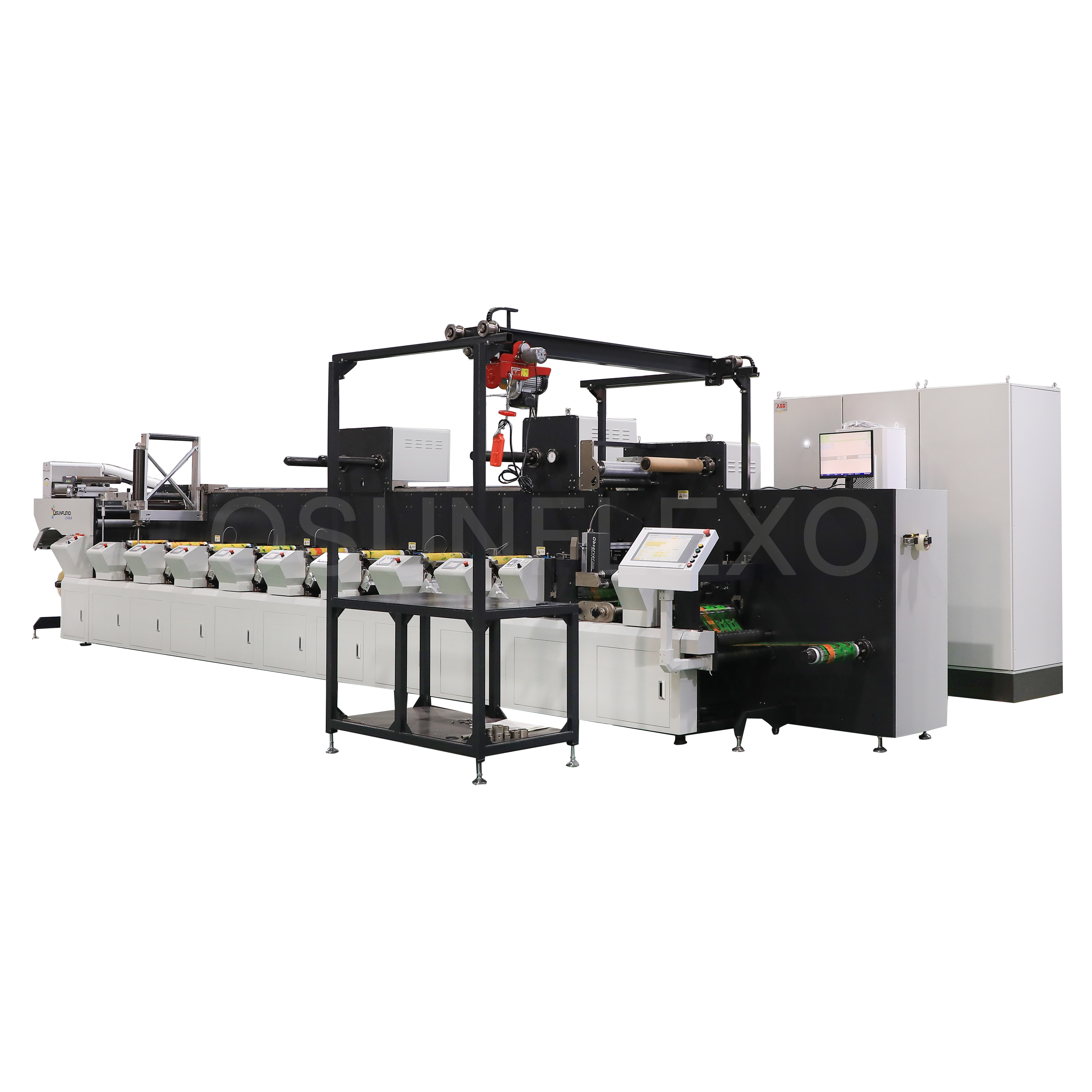 Máquina de impresión flexo en línea