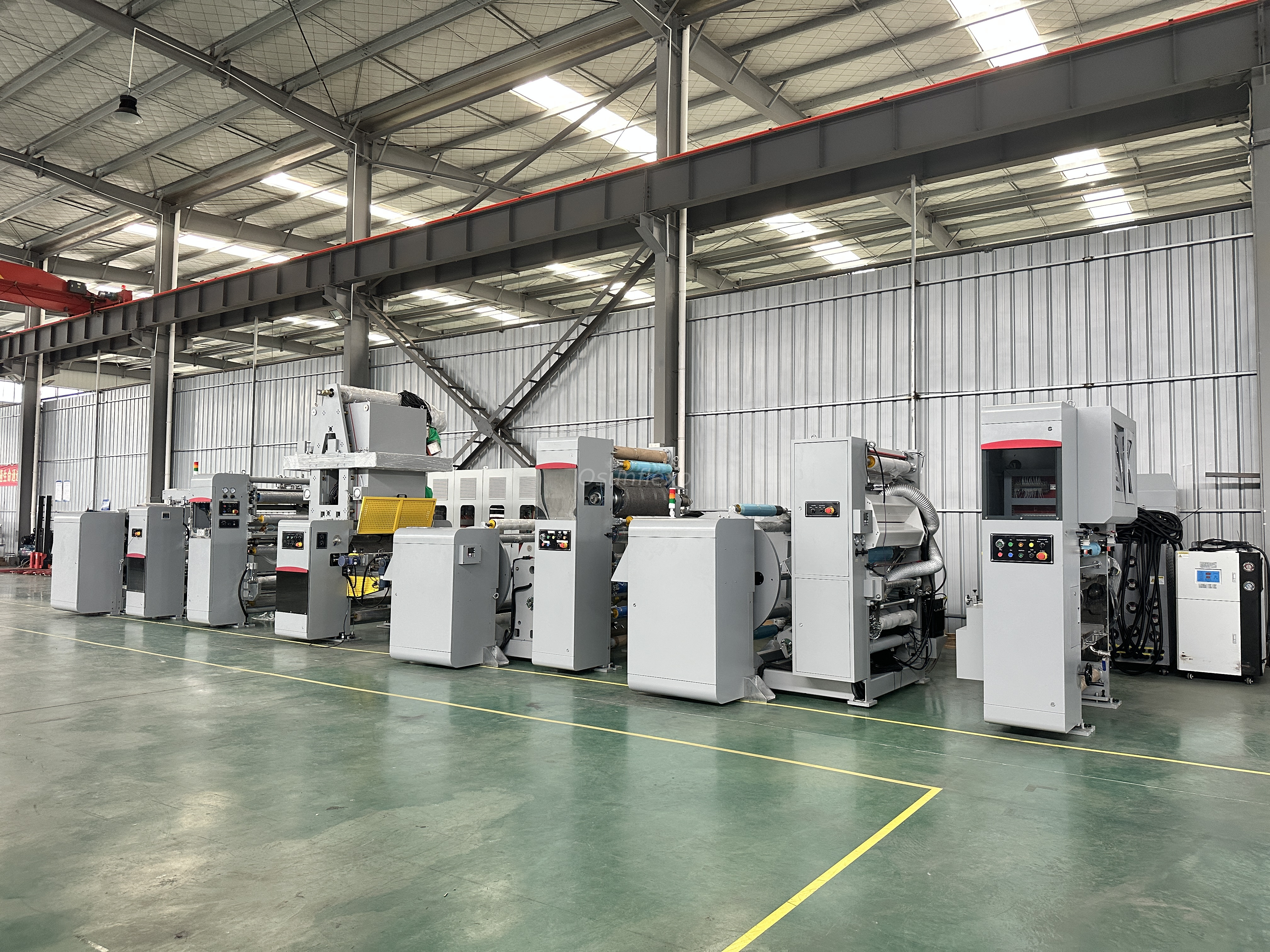 Hybrid Flexographic and Rotogravure Printing Press