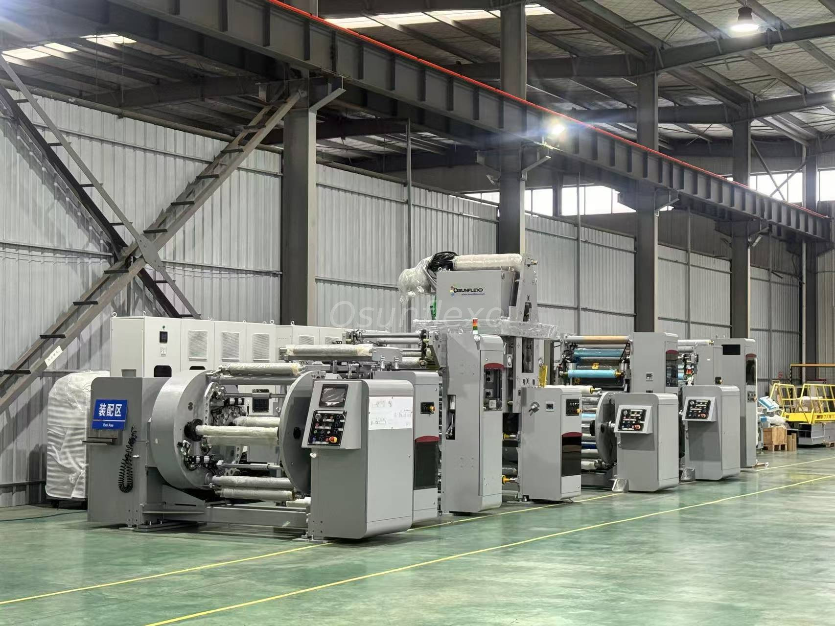 Hybrid Flexographic and Rotogravure Printing Press